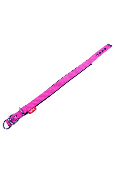 Tailpetz Pink Soft Textured Dog Collar - Comfortable and Durable