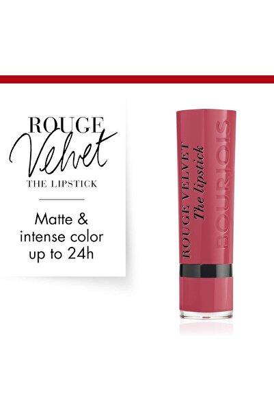 Bourjois Rouge Velvet The Lipstick - 03 - Hyppink Chic, 2.4g
