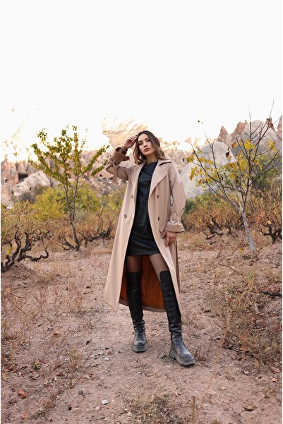 SahraAfra Parrot Oversize Trençkot