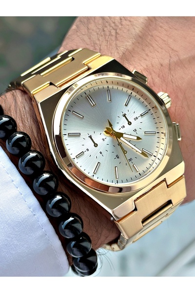 Tisaati Luxury Custom Design Limited Edition Series Metal Band Men's Wrist Watch-With Bracelet Gift