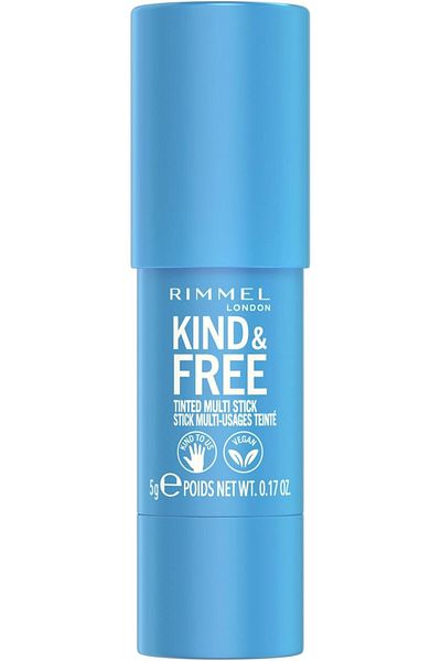 Rimmel Rimmel London Kind & Free,001 Caramel Dusk, Multi-Stick,For Cheeks and Lips, Hydrating,5g (0.18oz)