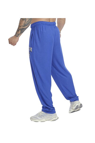 Big Sam Fitness Gym Pantolon Eşofman Altı Mavi 1204