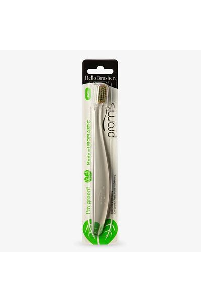 Promis Transparent Single Bioplastic Toothbrush