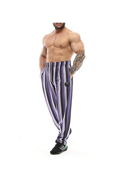 BGSM Loose Fit Armalı Eşofman Altı Bodybuilding Pantolon Pnt1375