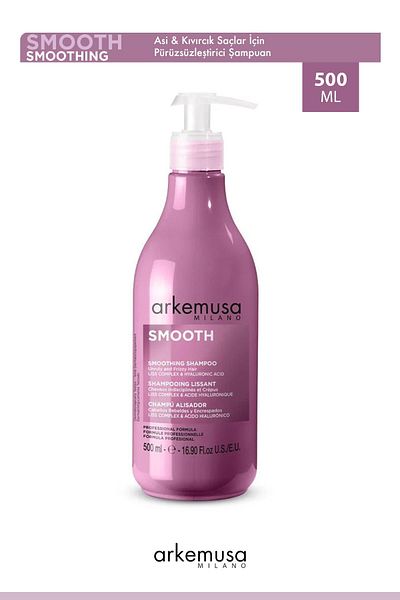 Arkemusa Smoothing Shampoo - Smoothing Shampoo for Breast Milk and Curly Hair 500 ml