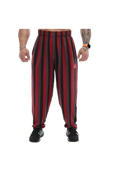 BGSM Pantaloni de trening pentru bărbați, pantaloni de gimnastică cu dungi Pn...