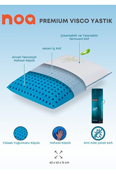 NOA YATAK PREMIUM VISCO YASTIK