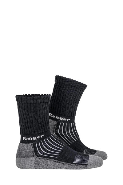 OIL COMPANY Унисекс термо чорапи Ranger с памучна смес, обгръщащи изцяло крака, отнемащи влагата и топли