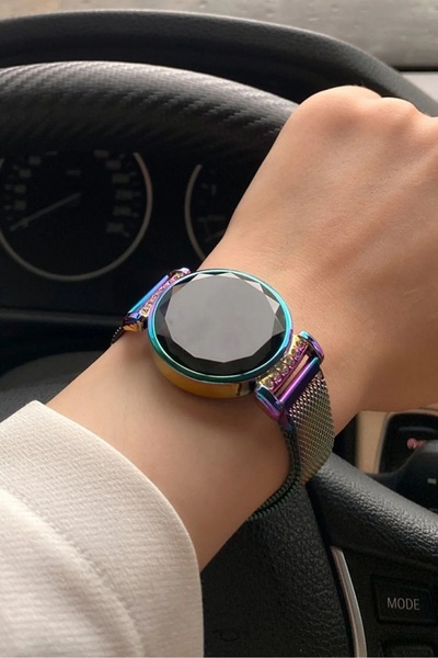 ÇENÇEN Led Dokunmatik Saat Dijital Mıknatıs Kordonlu