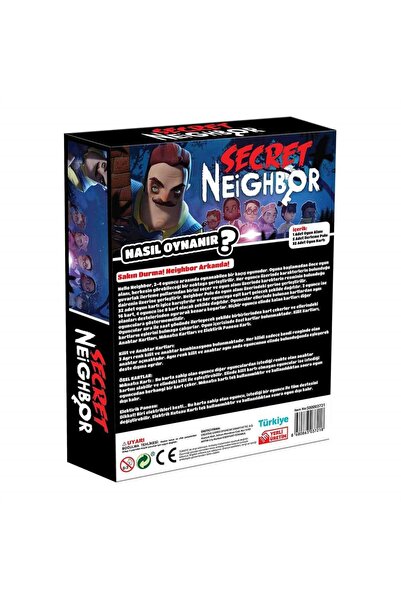 SAZE S00003721 Smile Games Hello Neighbor Party Game