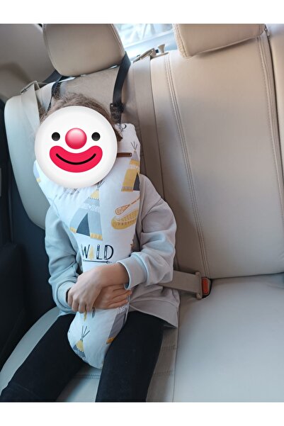 Coco Dilek Emniyet kemeri seyehat yastığı,çocuk araba koltuğu boyun yastığı