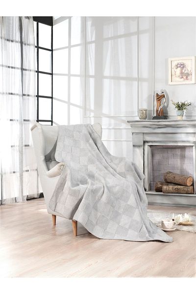 Vicuna Home Chess Cotton Tv Blanket