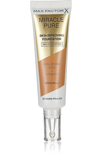Max Factor Miracle Pure Skin Improving Foundation - 89 - Warm Praline, 30ml