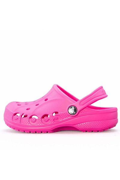 Crocs شبشب أطفال قصير الحجم باللون الوردي - 207013 -456
