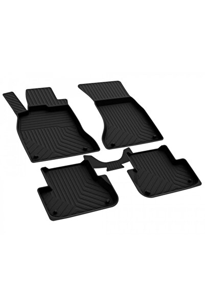 ferrous autoaccessories Audi A6 Ferrous 4D Havuzlu Kauçuk Paspas 2005 2011