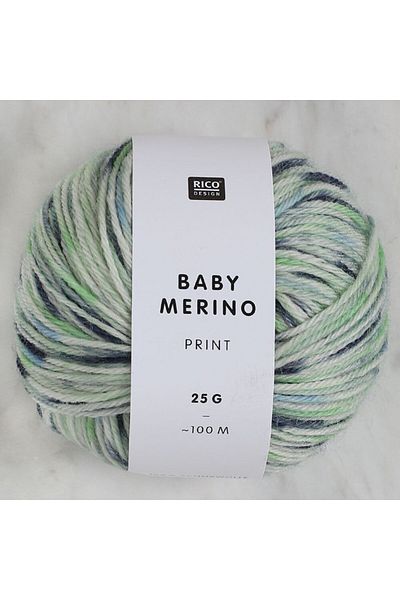 La Mia Yarn Baby Merino Print 25 Gr Baby Hand Knitting Lanyard - 006