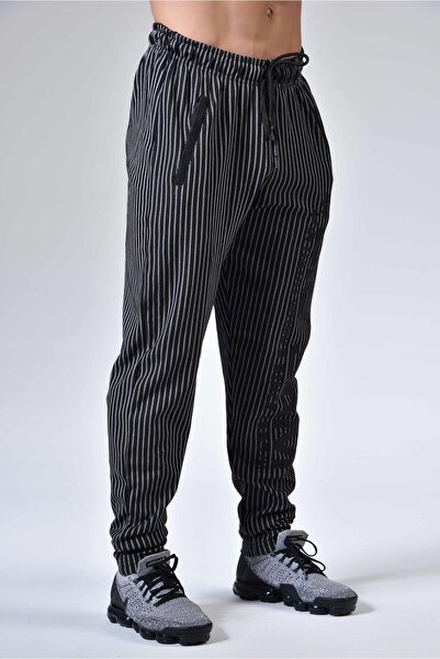 Big Sam Erkek Siyah Atletik Eşofman Altı