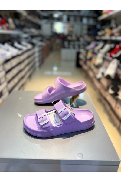 Hacıoğlu Ayakkabı شبشب مريح بإبزيم مزدوج للجنسين