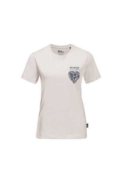 Jack Wolfskin Descoperiți Tricoul pentru Femei Discover Heart T W