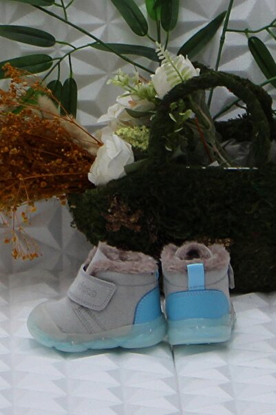 Vicco 946.E24K.437 Mind Gri İlk Adım Işıklı Erkek Çocuk Bot