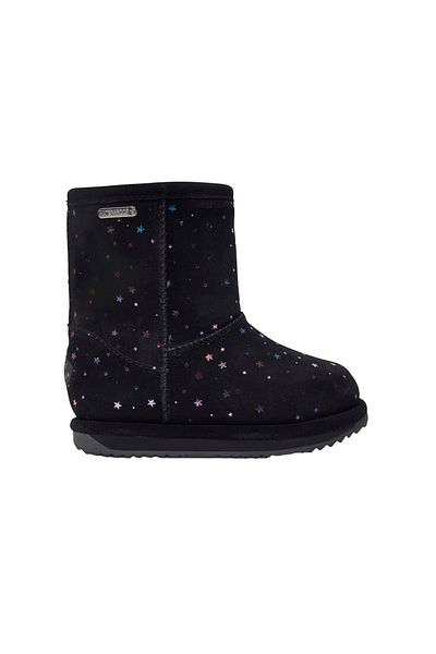 EMU Australia Sparkle Brumby Unisex Kids Black Boots Unisex Kids Boots K13100