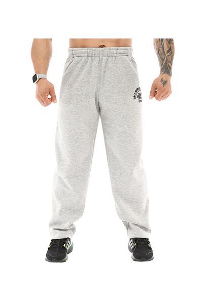 Big Sam Gray Melange Sports Sweatpants 979