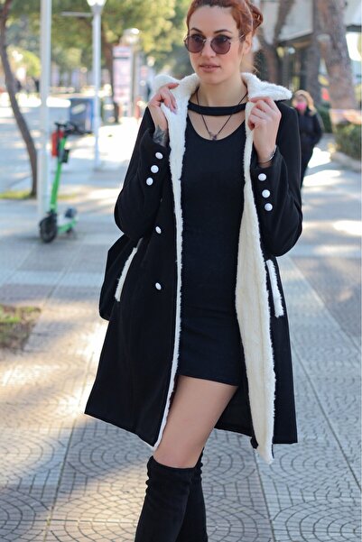 Barbora Winter Casual Stamped Damenmantel