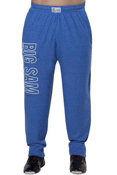 Big Sam Blue Shalwar Cut Body Trousers 917