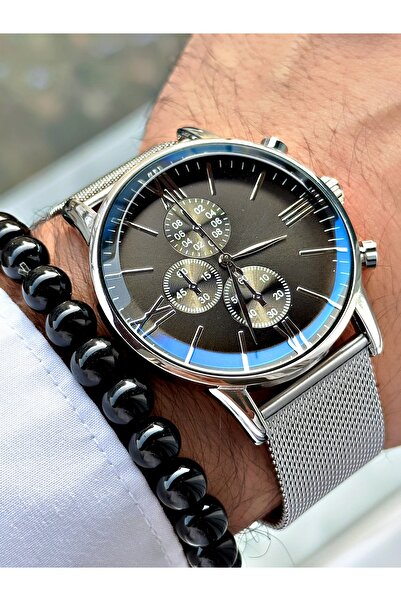 Tisaati ساعة يد رجالية بتصميم كلاسيكي بأرقام رومانية فاخرة وسوار من القش مع هدية