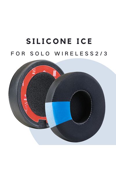 Choice 2pcs-left And Right Cooling Gel Replacement Ear Pads Cushions For Beats Solo 2 Solo 3 Wireless Headp