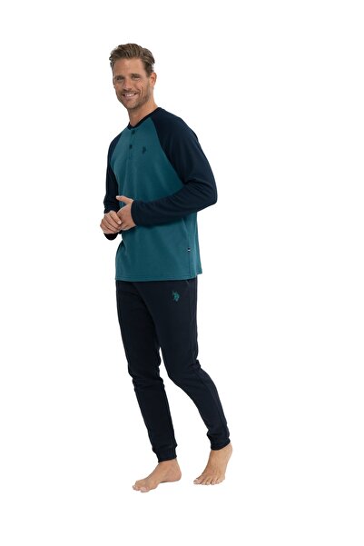 U.S. Polo Assn. Πόλο Ασν. Ανδρικό σετ πιτζάμες με στρογγυλή λαιμόκοψη