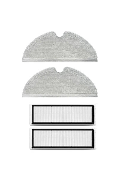 ROPALDE Set de 4 piese de schimb compatibile cu aspiratorul robot Mi Robot Va...