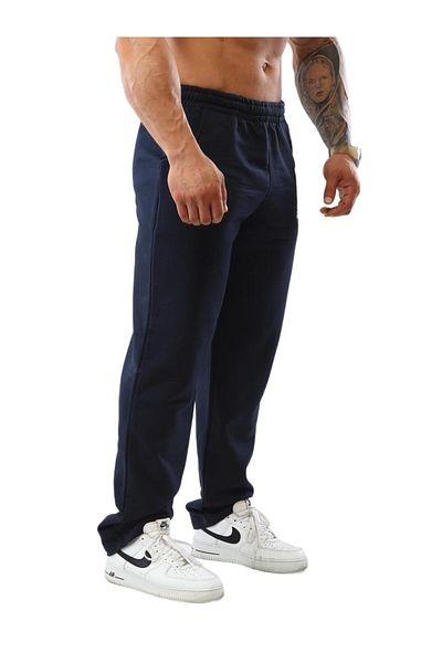 Big Sam Navy Blue Winter Sweatpants 1142