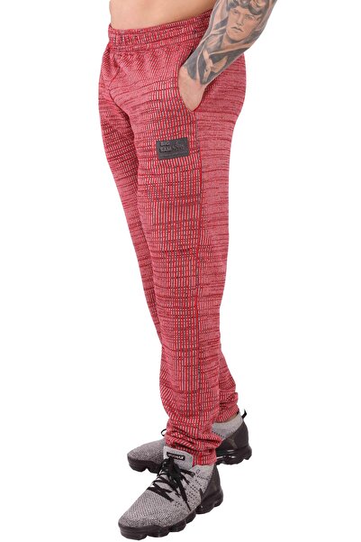 Big Sam Erkek Kırmızı Eşofman Altı Gym Spor Pantolon 1254