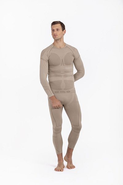 OIL COMPANY Unisex Winter Sportsman - Άνευ ραφής θερμικά εσώρουχα για σκιέρ ποδηλάτης, UV Protekcion - III. Επίπεδο Επαγγελματίας