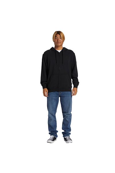 Quiksilver Salt Water Zip Hoodie Ανδρικό μαύρο φούτερ Ανδρικό φούτερ Aqyft03330