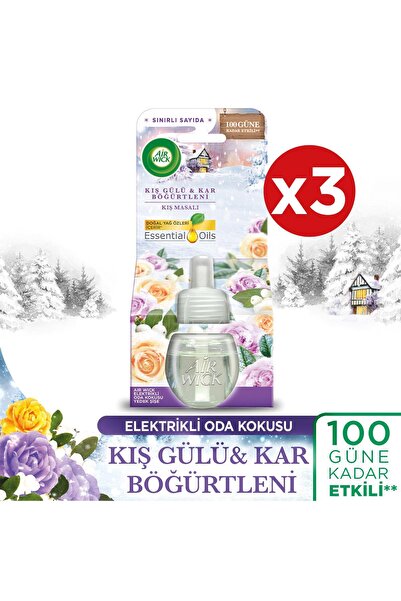 Air Wick Elektrikli Oda Kokusu Yedek Şişe Kış Masalı X 3