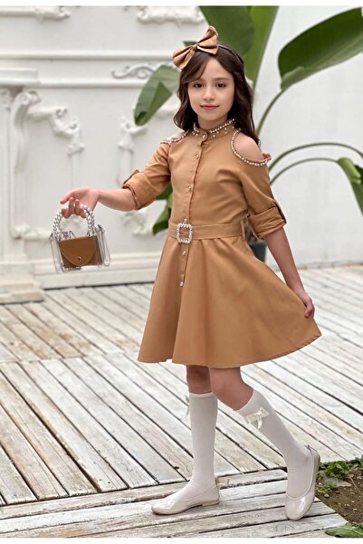 Uğurböceği Παιδικό τζιν φόρεμα 5 τεμαχίων για κορίτσια με φούντες ώμου