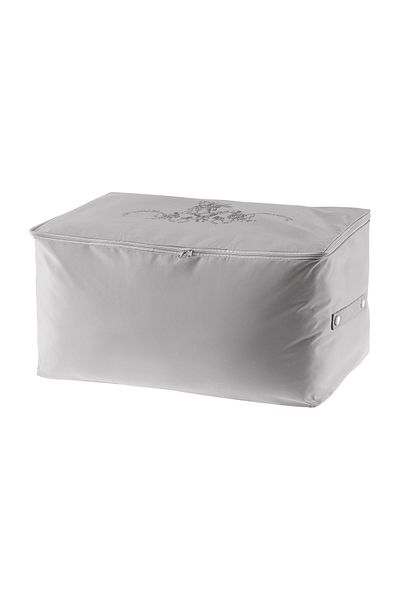 Madame Coco Flower Pattern Printed Scrap - Gray - 74X46X46 cm