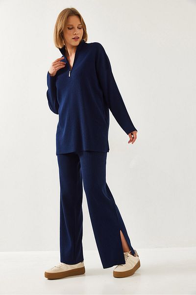 Bianco Lucci Women's Long Sleeve Bottom-Top Suit 20247553