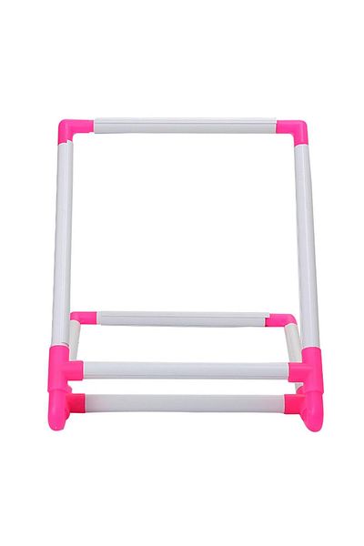 Choice Rectangle Plastic Clip Embroidery Frame Hoop Stand Holder Easy Operation Cross Stitch Supplies - ...