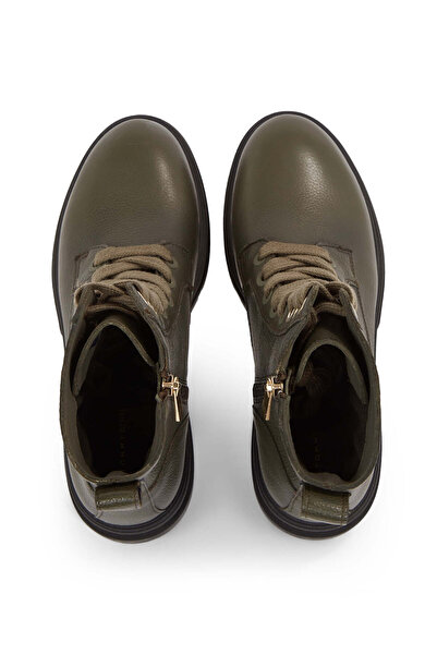 Tommy Hilfiger Deri Logolu Bot  BOT FW0FW08160 RBN