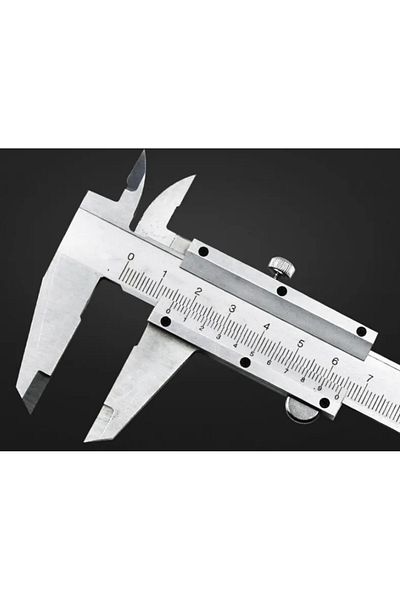 TTAKA7 0-150mm Stainless Steel Vernier Caliper Locking Screw Vernier Caliper Stainless Steel Inside Outs...