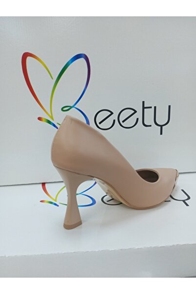 Beety Moda rüzgar But rengi stiletto