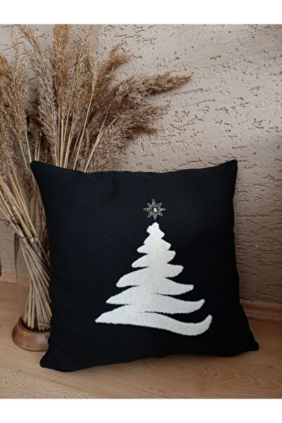 Home Κεντημένο κάλυμμα μαξιλαριού από ξύλο πεύκου