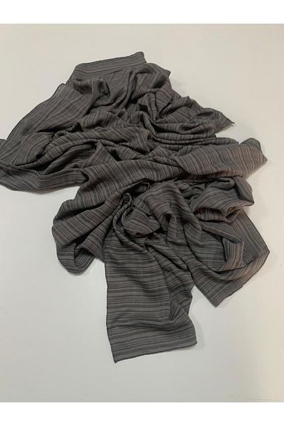Modakaşmir Şal Bumbac Misto Culoare Antracit