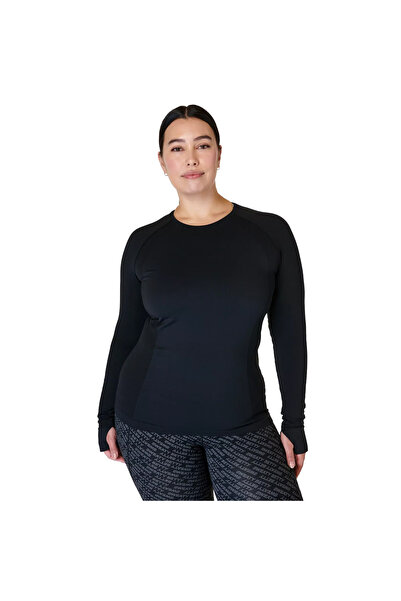 Sweaty Betty Athlete Seamless Workout Long Sleeve Top Kadın Fitness Tişört KA...