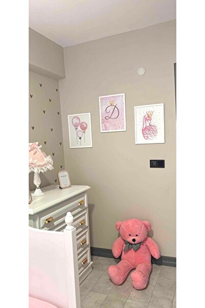 LULUAVİZEM عاكس الضوء لغرفة نوم الأطفال الصغار باللون الوردي المنقط