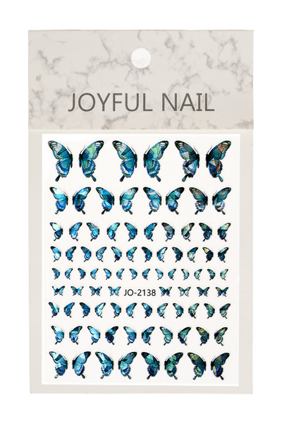 MOZIUR Tırnak Sticker Süs JO-2138 (KENDİNDEN YAPIŞKANLI)