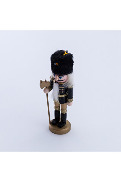 Bimotif Set Ornamente de Crăciun cu Umerașe - 13 Cm Negru 4 Bucăți